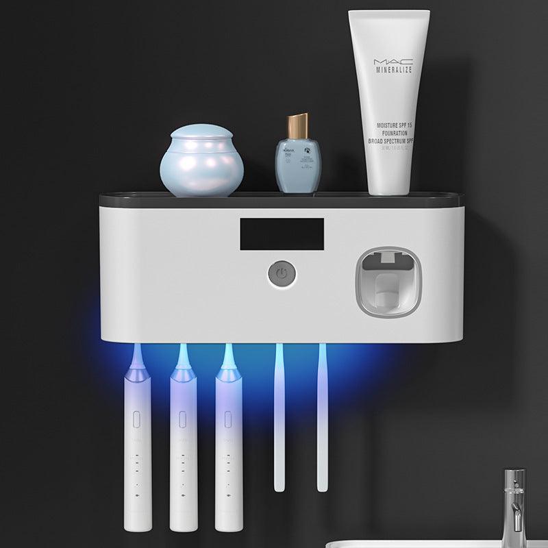 Wall-mounted Toothbrush Storage with UV - TechGadgetsClub